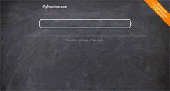 Desktop Screenshot of flyfrontieer.com